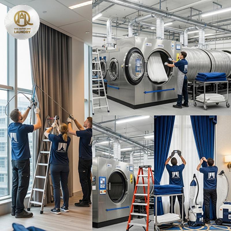 Tháo lắp và giặt rèm cửa